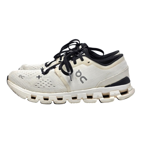 ON Cloud X 4 Running Shoes White Black Men's Size 7.5 US Athletic Sneakers - Picture 4 of 10